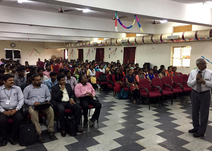 Guest Lecture by Dr. Shivram Poigai Arunachalam (Research Scientist - Mayo Clinic(USA)) & Mr. N. Jayachandran (Director - Ernst & Young), on 09 Aug 2019 