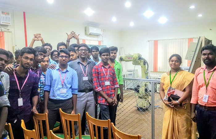 Industrial Visit
                                            to “Technocraft Solutions” Chennai, on 06 Sep 2019 